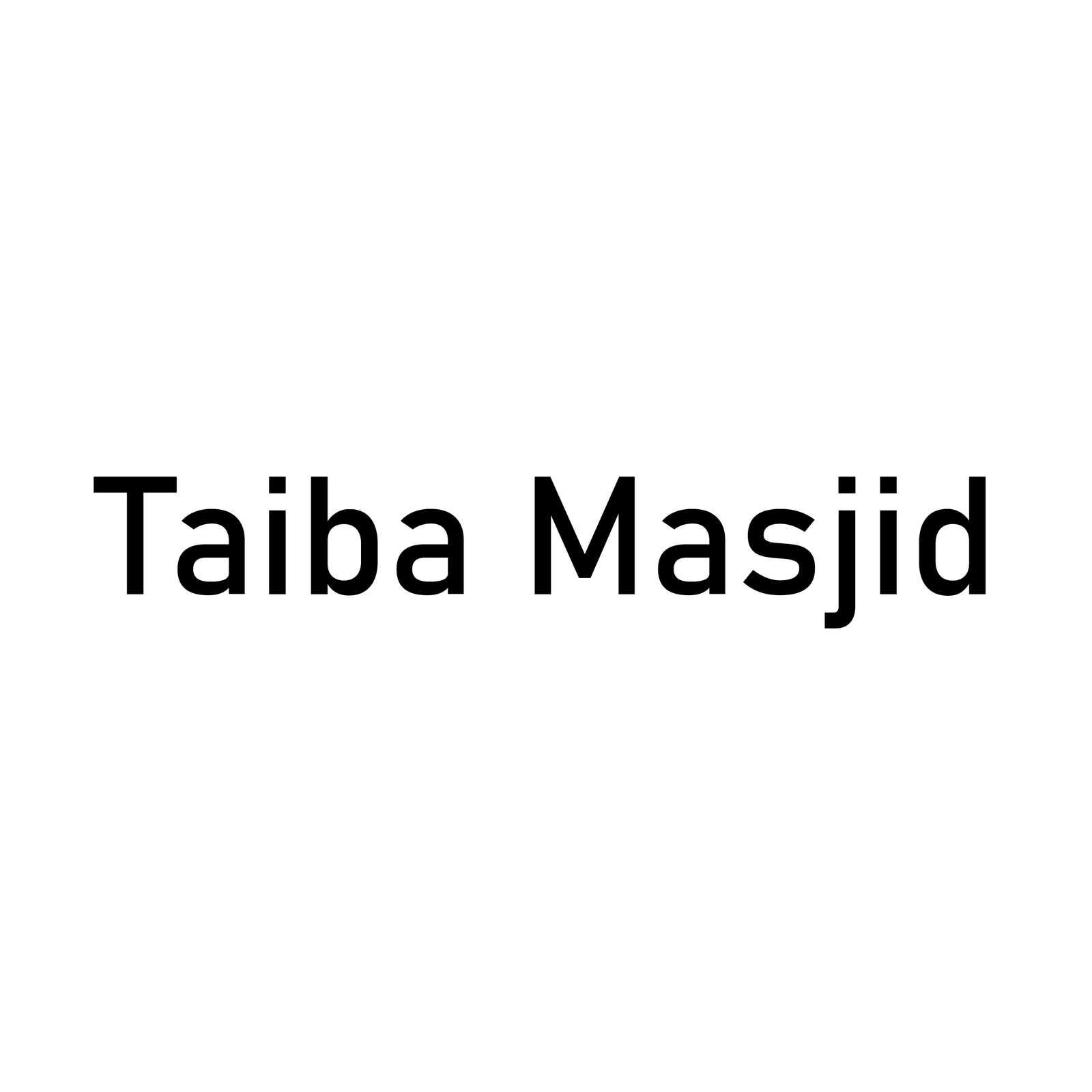 Taiba Masjid Logo